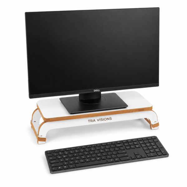 TraVisions Bamboo Monitor Riser Stand
