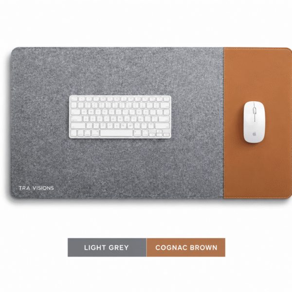TraVisions Dual-Tone Large Desk Mat