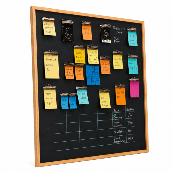 TraVisions Wall Planning Chalkboard Organizer